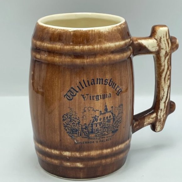 Williamsburg Virginia Stein Vintage Home Décor Mug Kitchen Dining Collectible - Picture 8 of 8